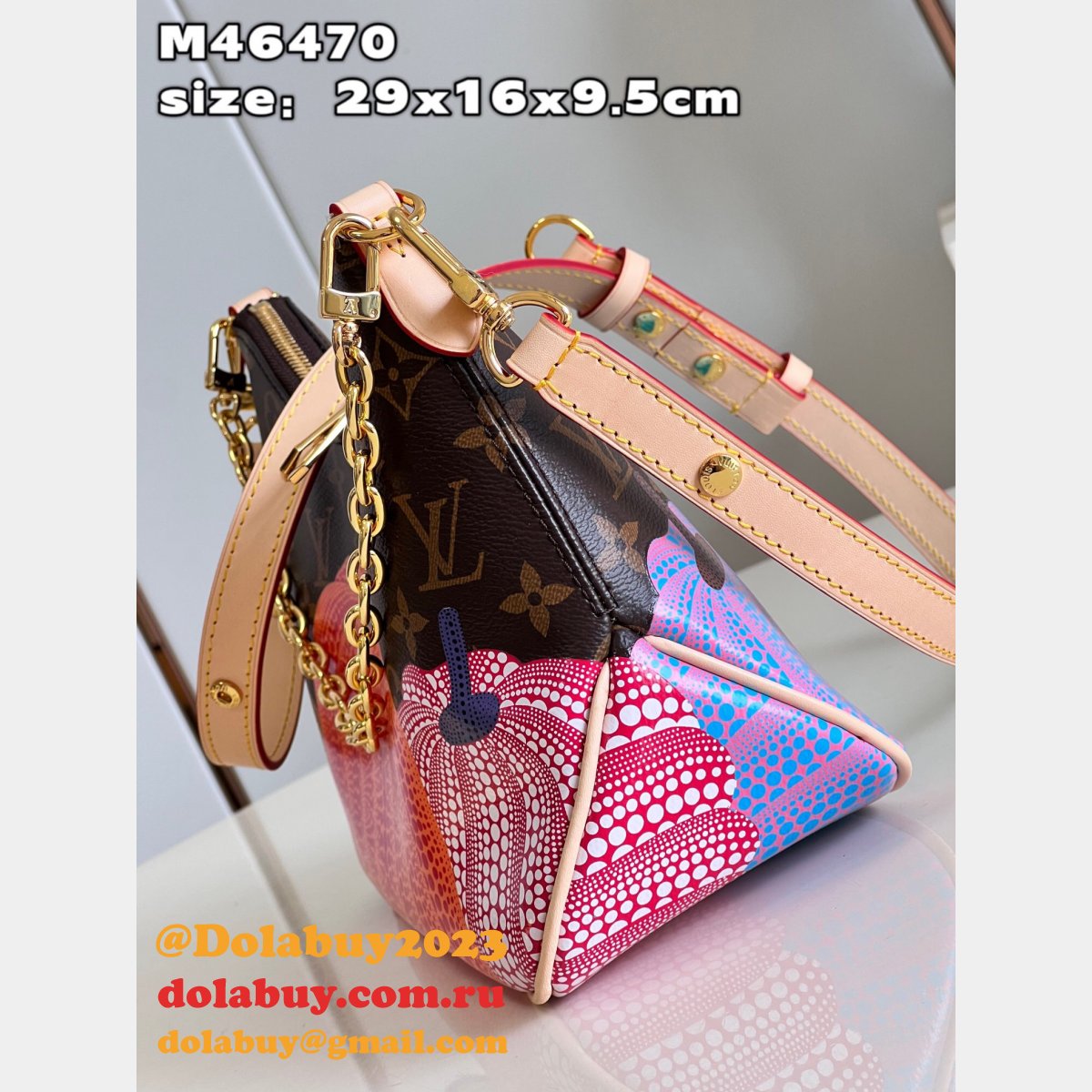 LVS x YK Boulogne Fake Louis Vuitton Monogram M46470 Bag