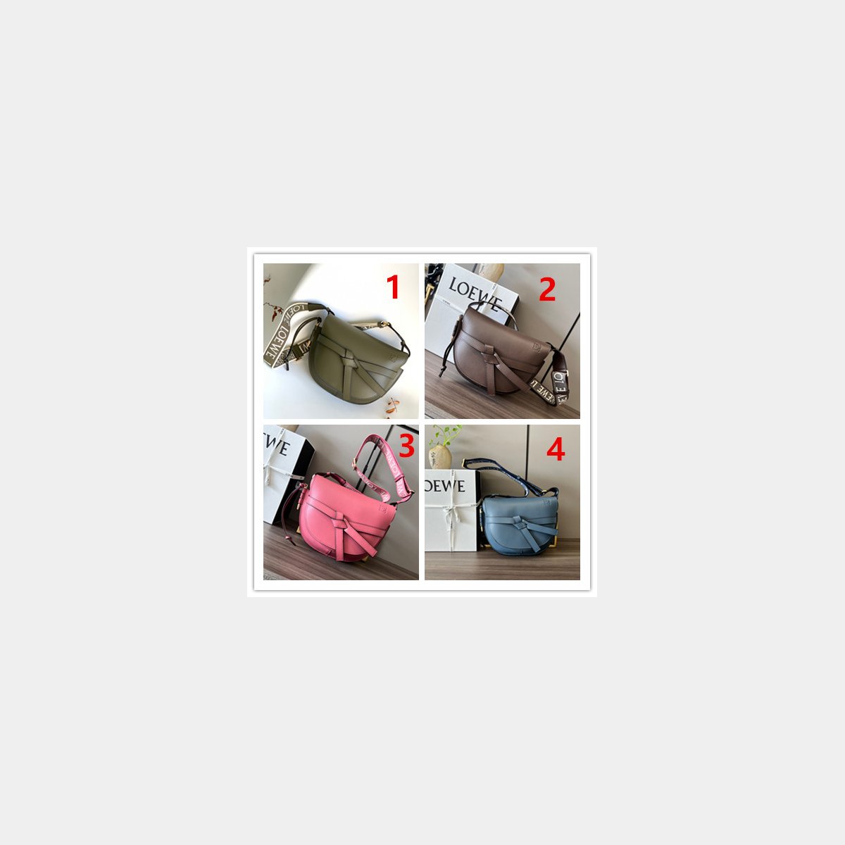 Best 1:1 Wholesale Mirror LOEWE GATE HADNBAG 25MM