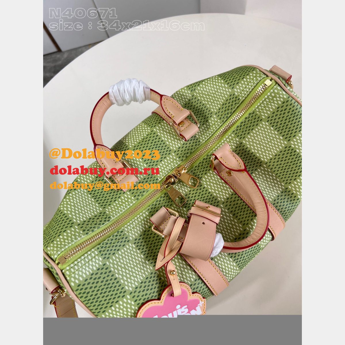 Travel Men Louis Vuitton N40671 Keepall Bandoulière 35 Damier Fake Bag