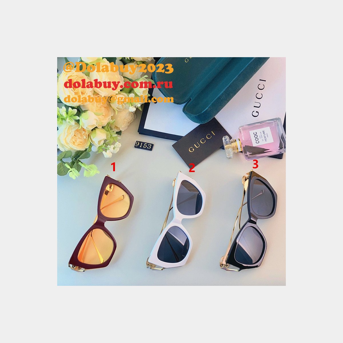 Luxury hottest selling gucci SUNGLASSES