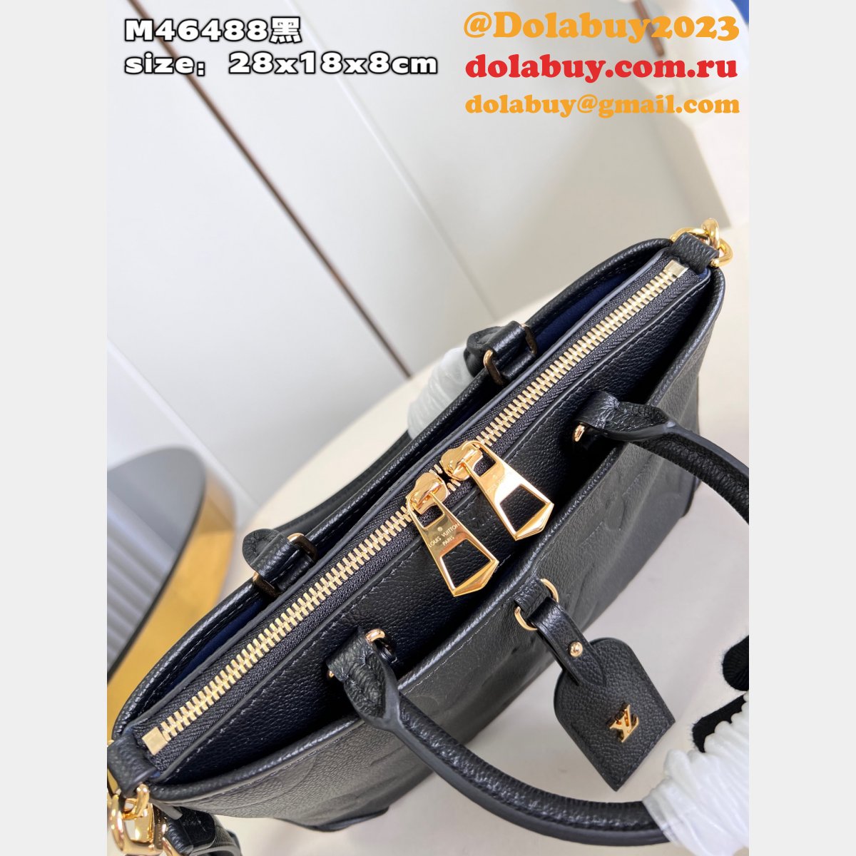 Trianon Louis Vuitton Knockoff M46503/M46488 Monogram Empreinte Bag