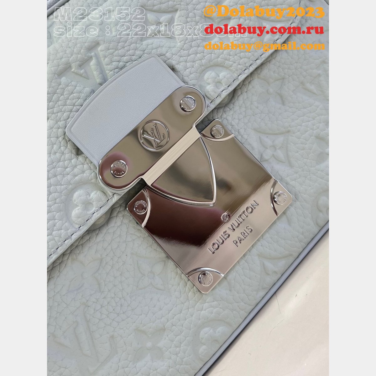 S-Lock Messenger Monogram Taurillon M23152 Louis Vuitton Replica Bag