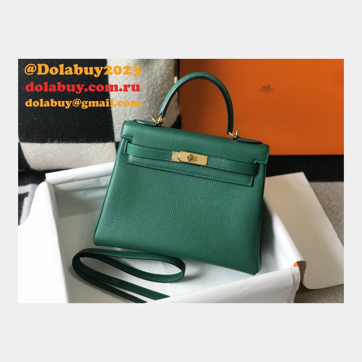 High Quality Customize Hermes Kelly 25MM/28MM TOGO LEATHER For Sale