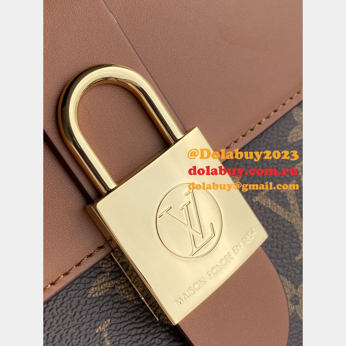 Louis Vuitton Locky BB Monogram Caramel M44654 Replica Bag
