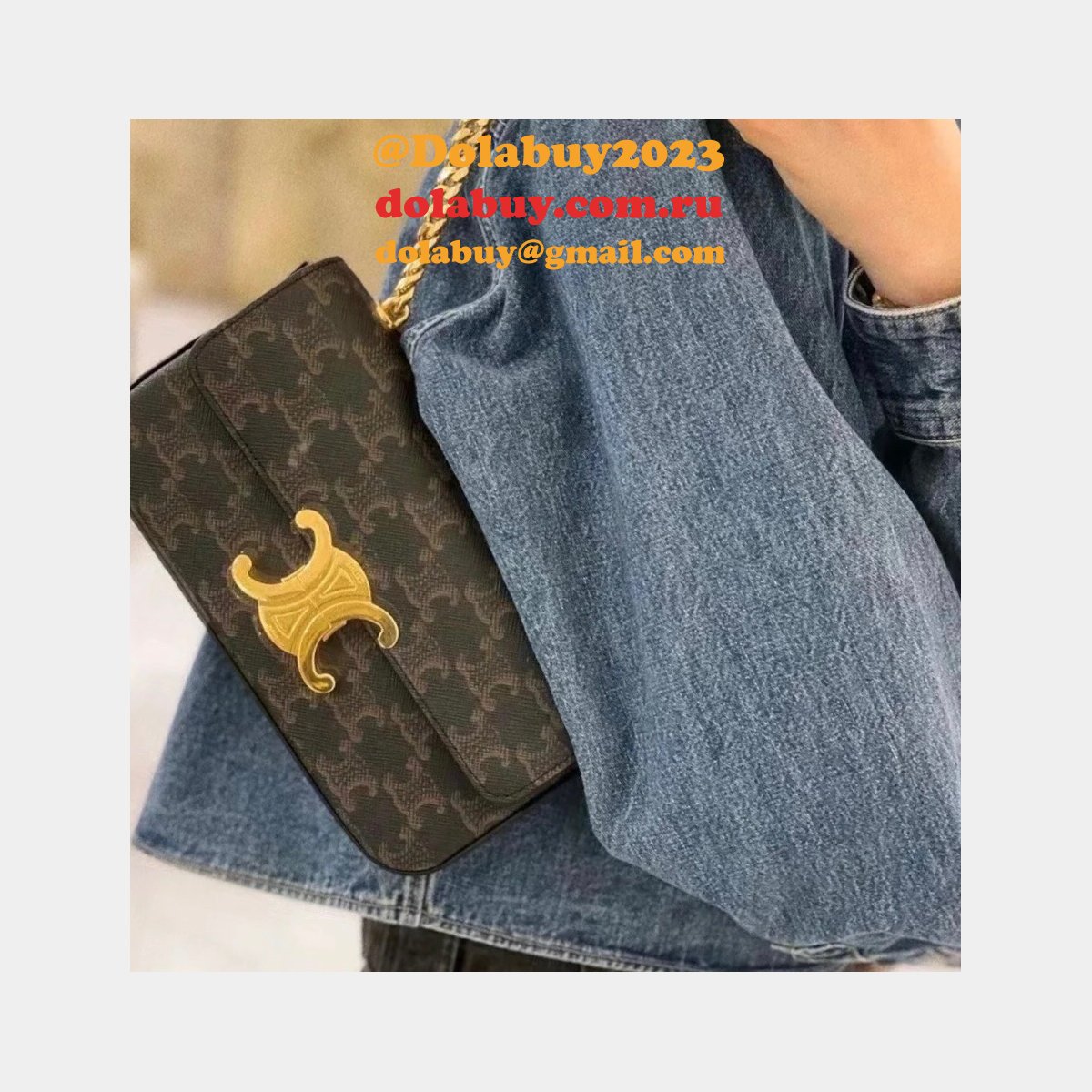 Replica Celine Buy Fake Triomphe 20.5CM Online Sale