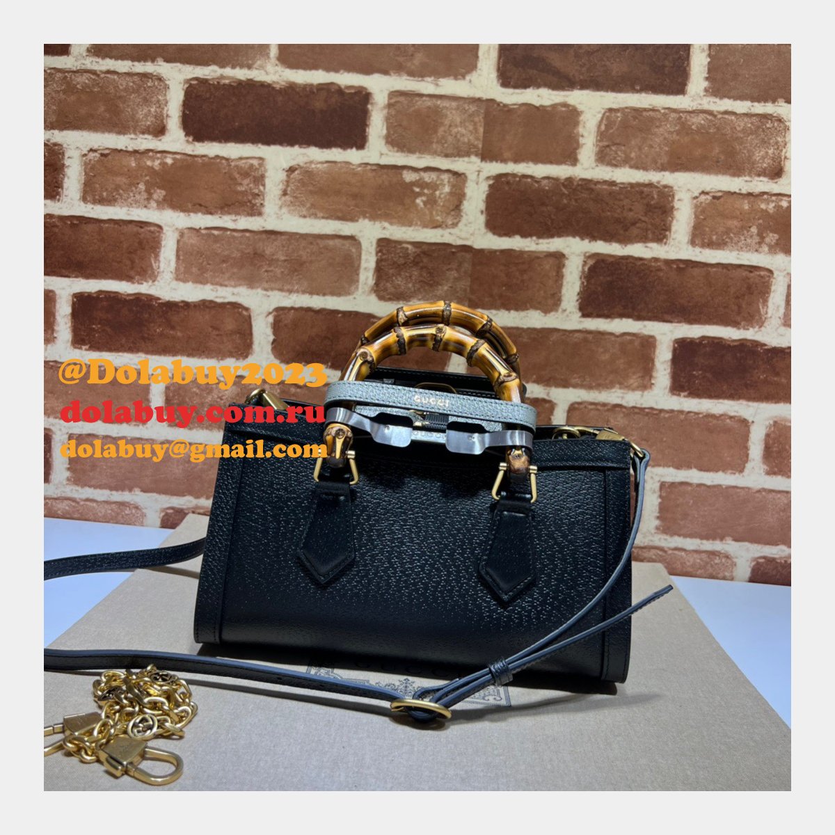 G*u*i diana replica 735153 small shoulder 1:1 mirror bag