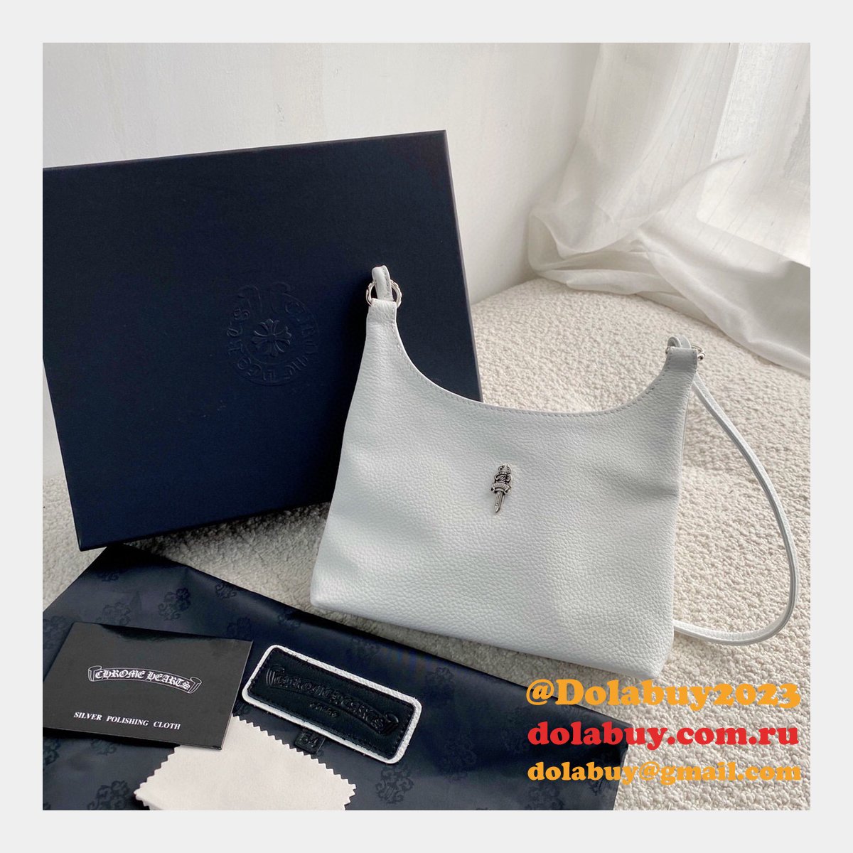 designer Ch*0me He**ts replica cheap viv silver hardware bags