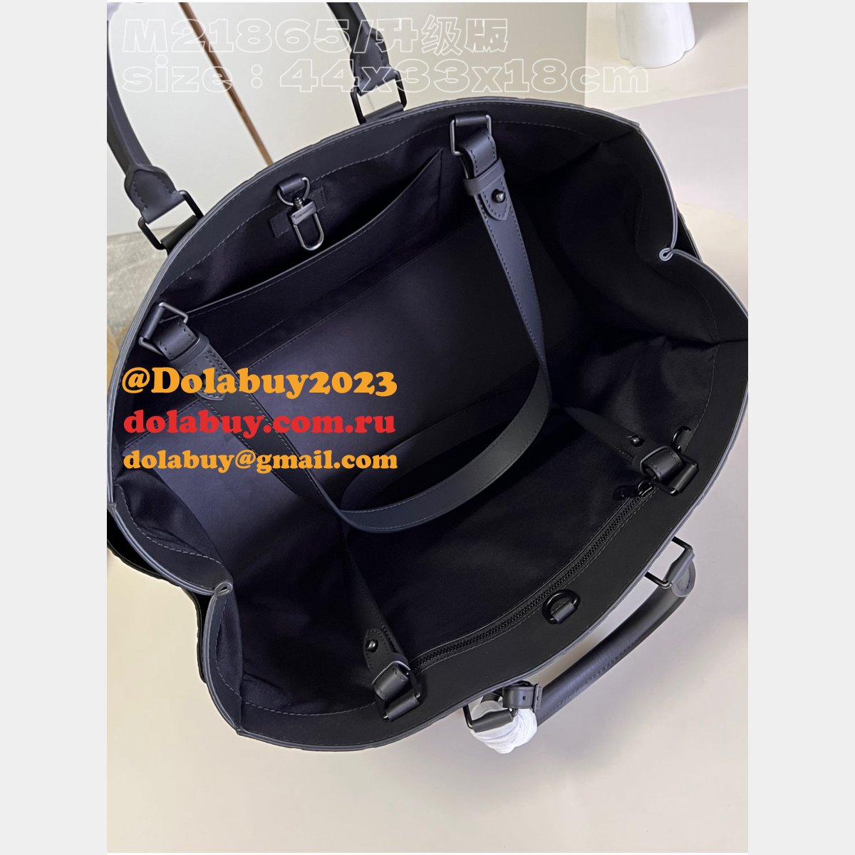 Wholesale Sac Plat 24H Monogram Taurillon M21865 Fake Louis Vuitton Bag