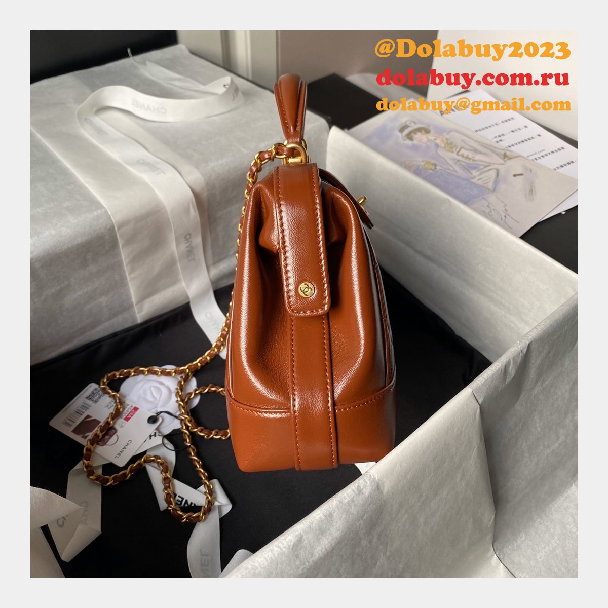 UK Top Handle 1:1 Mirror Luxury Top Quality AS4959 Bag