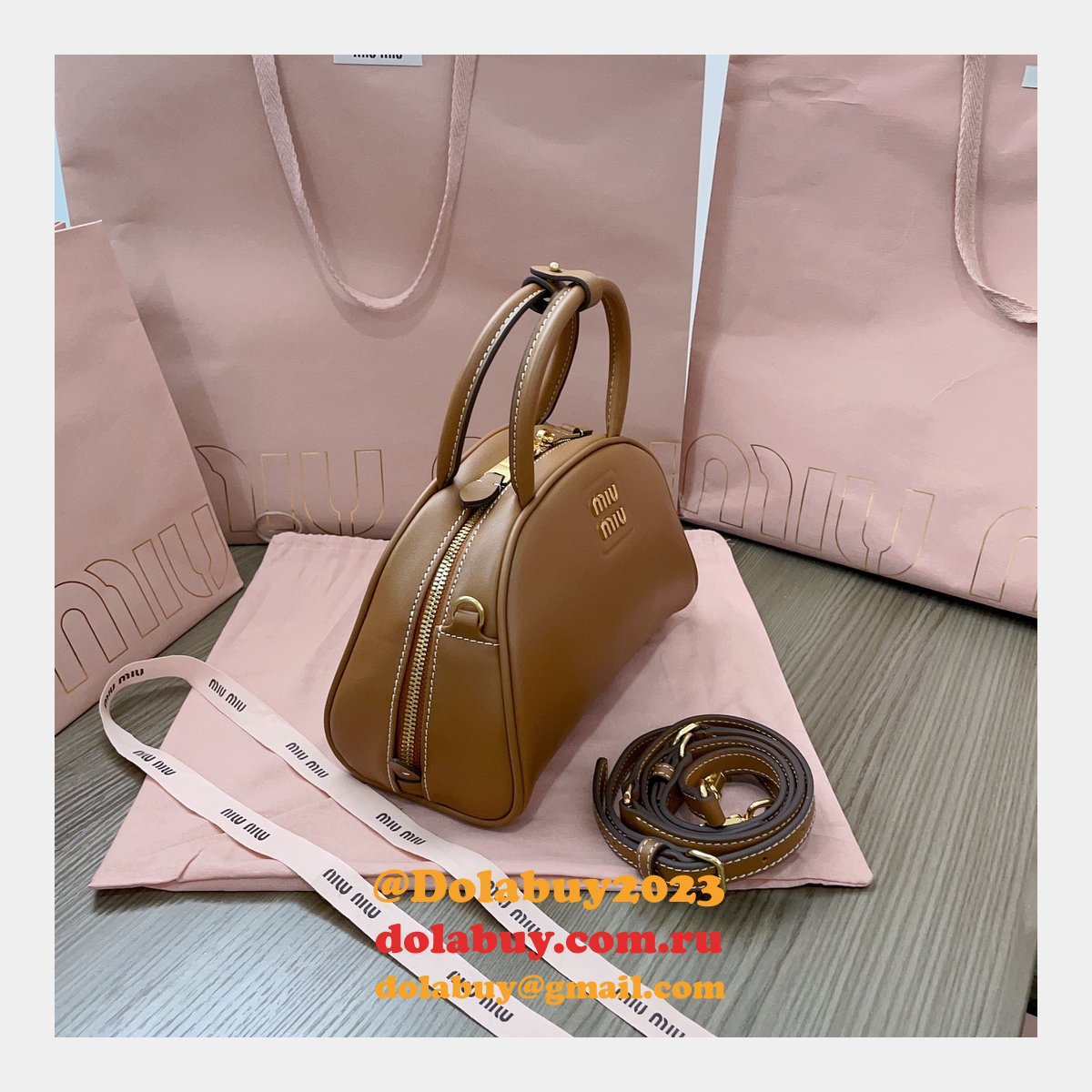 Miumiu 7 Star 5BB157 Designer Replicas Dumplings Handbag