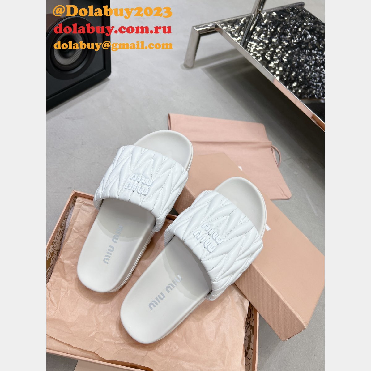 Inspired Luxury Miu Miu Replica Sandals Shoes