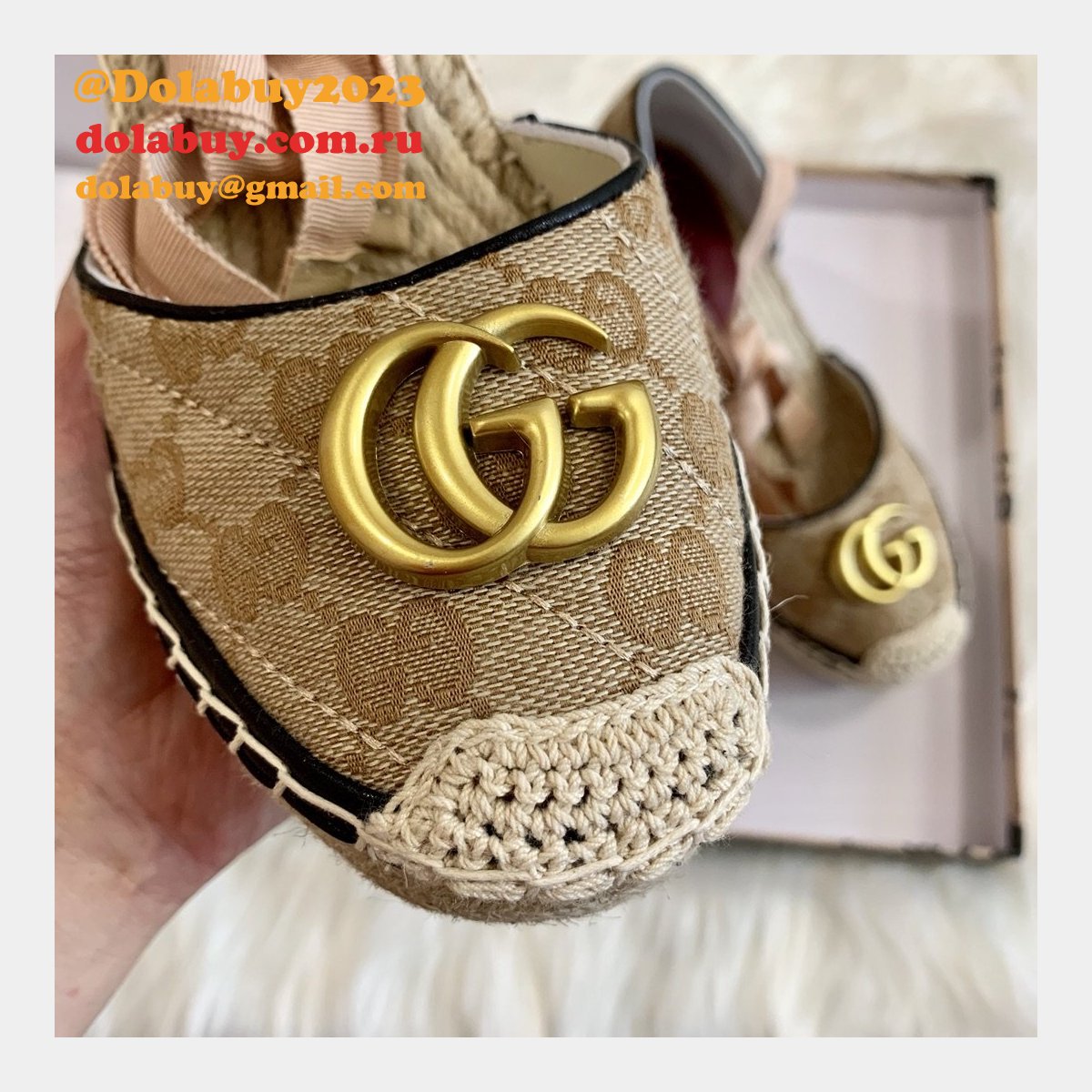 cheap G*u*i wedge sandals