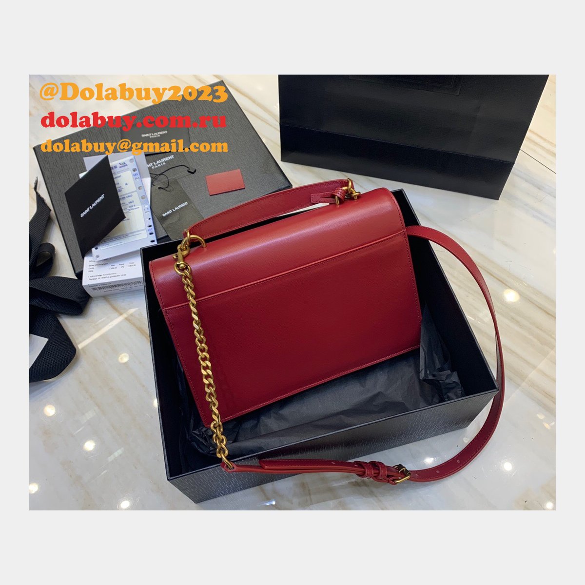 Buy Replica Saint Laurent YSL Sunset Shoulder 25cm Bag