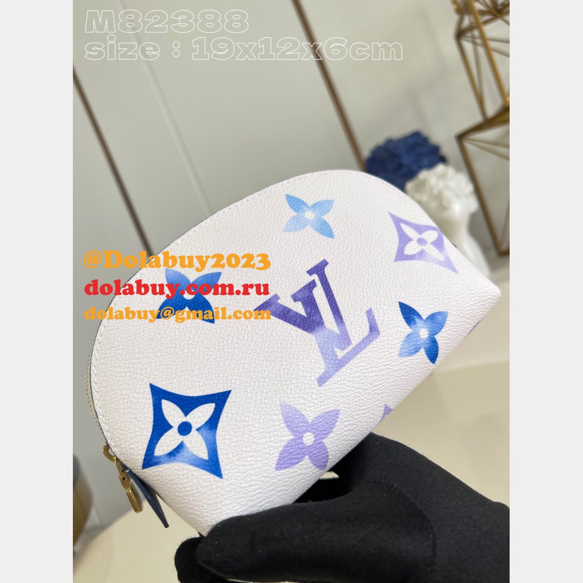 Designer Key Pouch Bicolor Louis Vuitton Wholesale Bag