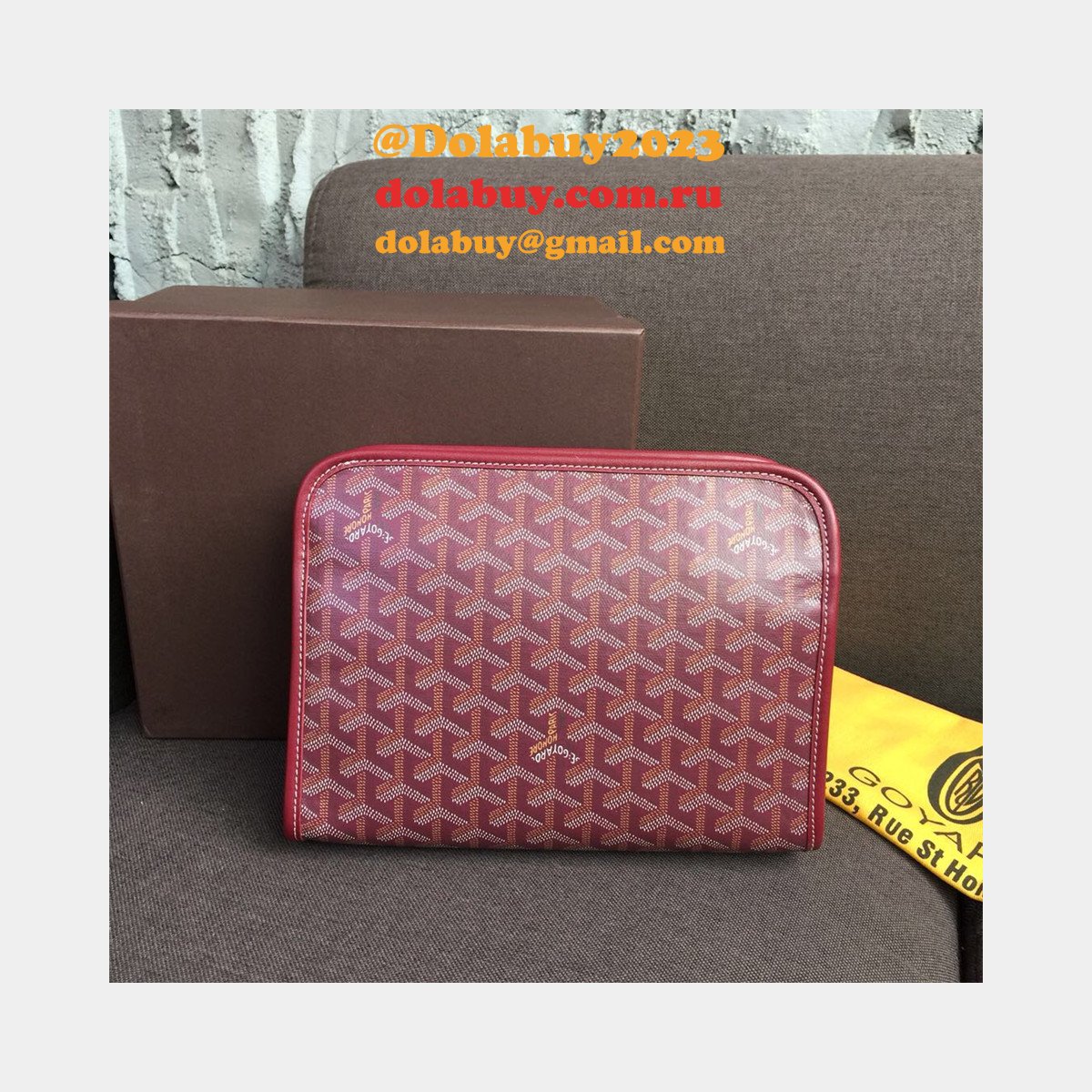 Top Quality Goyard Multi-Color Cosmetic toiletry bag