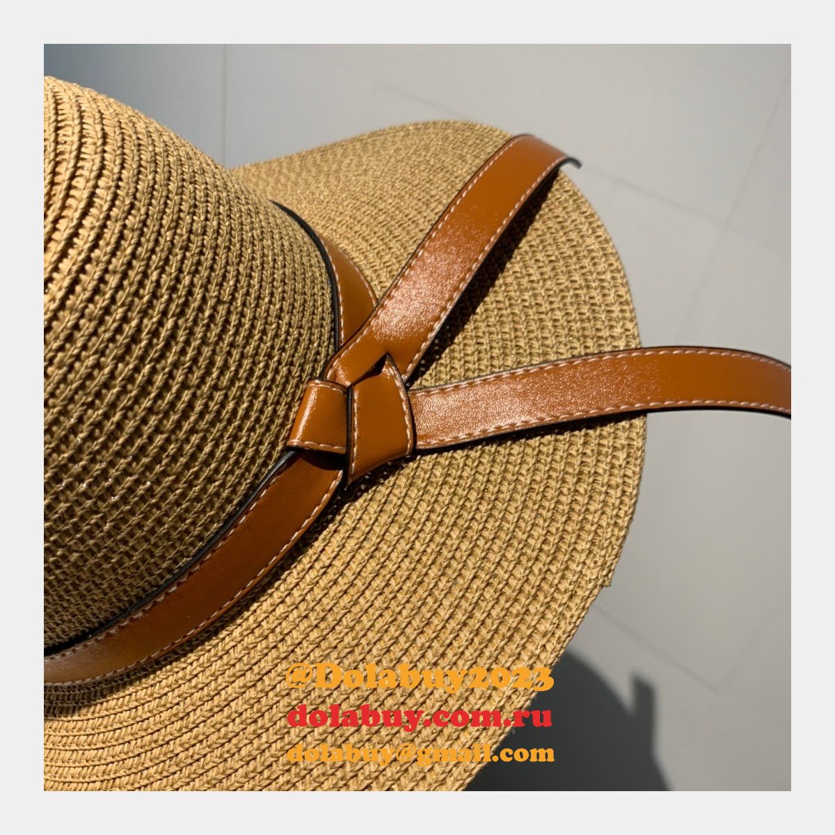 Fashion Louis Vuitton Beach classic straw hat