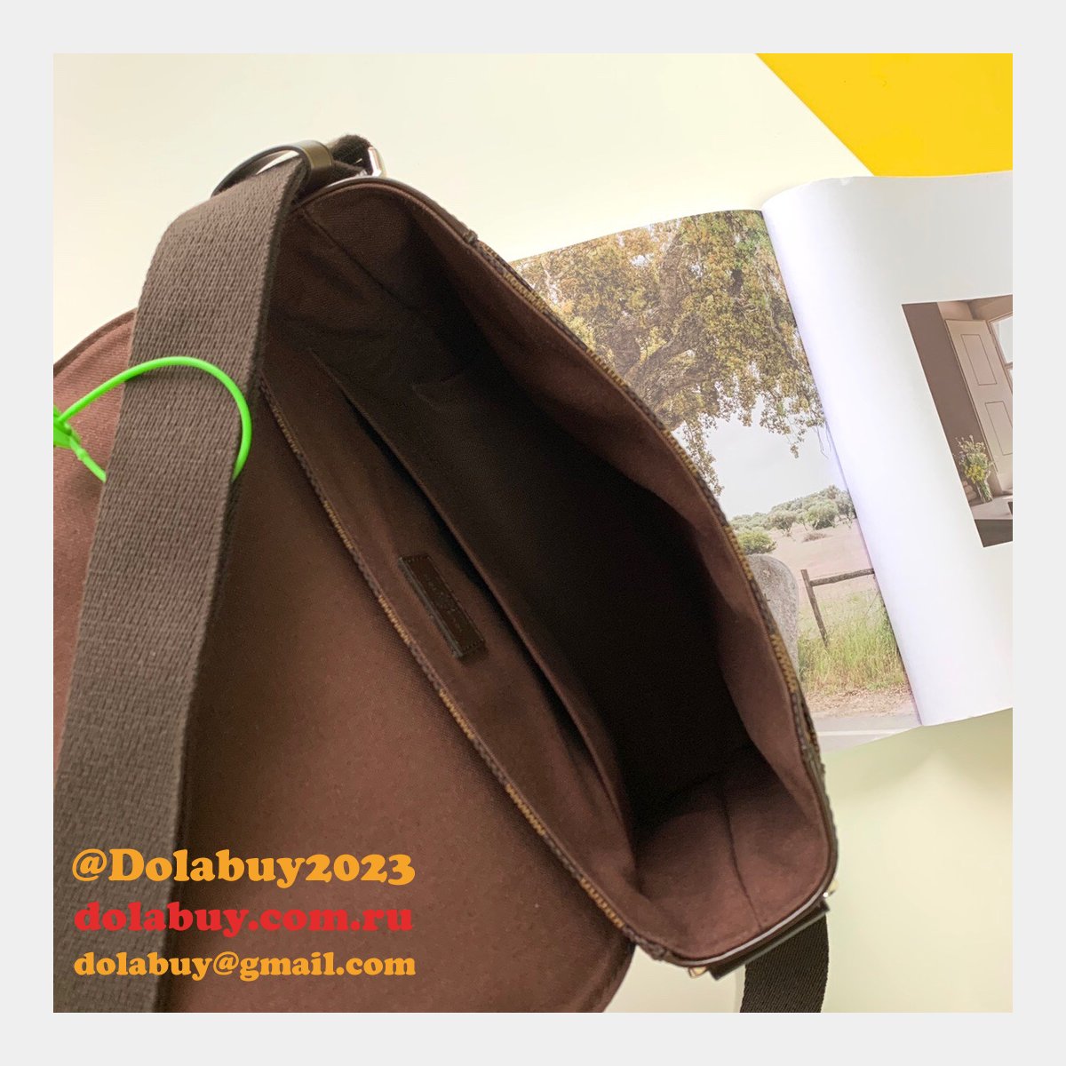 Louis Vuitton Replicas N41031 District PM Damier Ebene Canvas