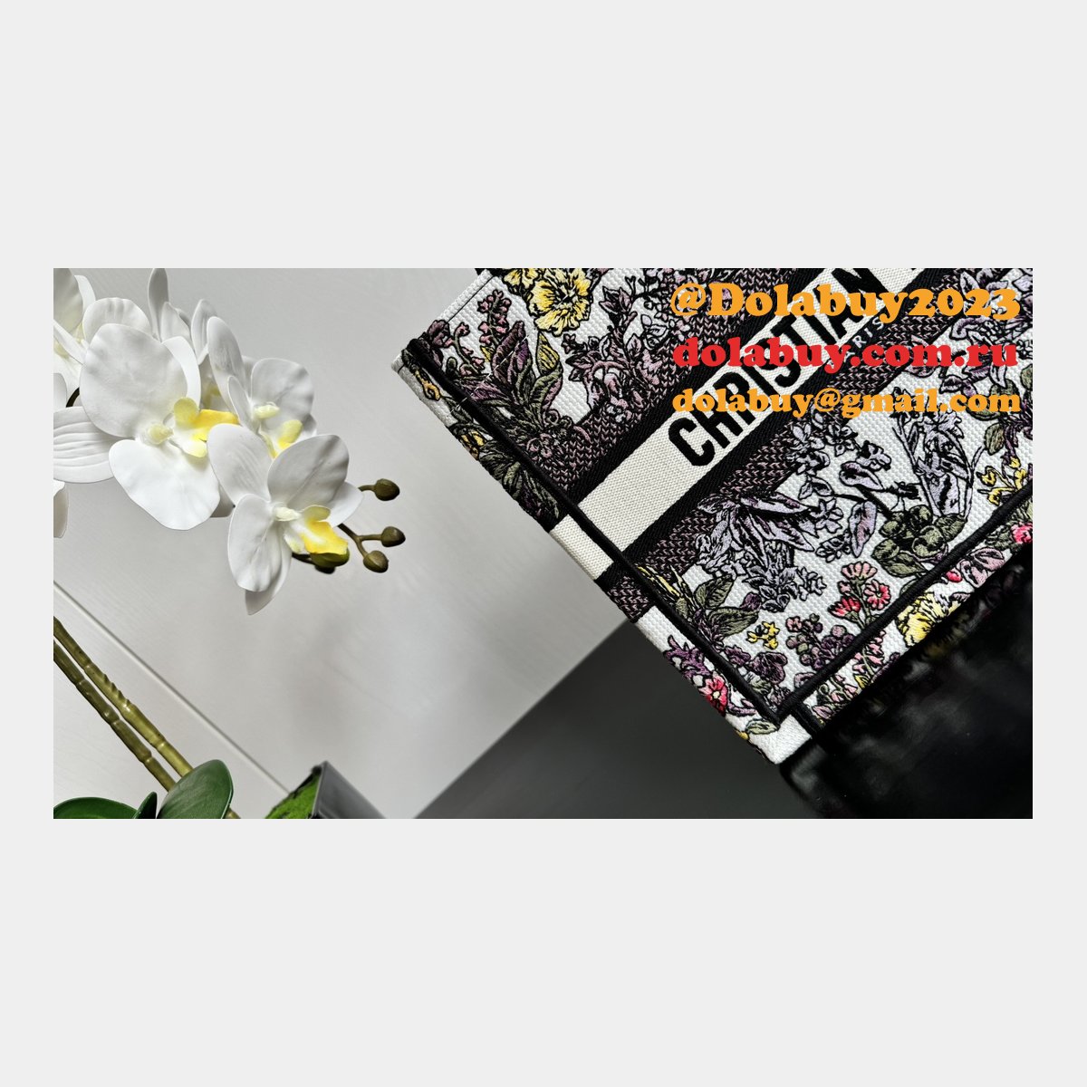 Cheap Luxury Christian Dior CD Book Tote Replica Handbags