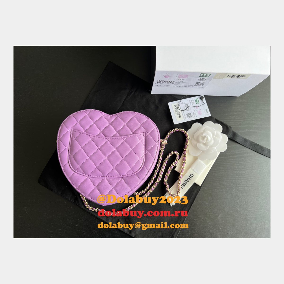Perfect Replica Heart Bag AS3191 Lambskin Fake Designer Bags