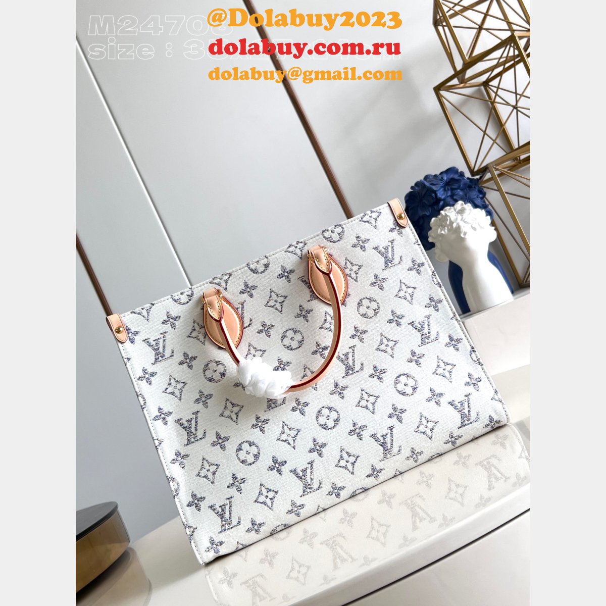 High Dolabuy Replicas OnTheGo MM Monogram Canvas M24708 Louis Vuitton Bag