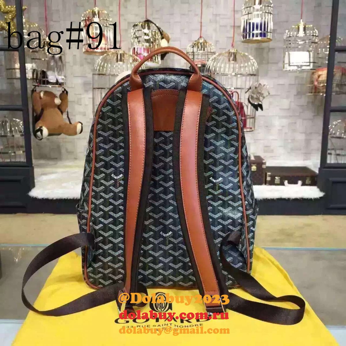 Cheap Top Quality Goyard Multi-Color Backpack Bags
