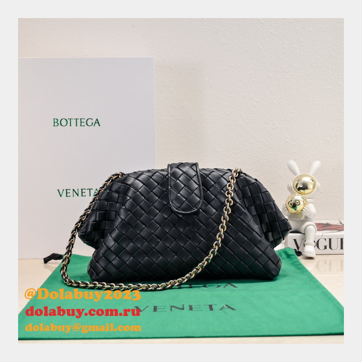 Top Quality Bottega Veneta Teen Lauren 1980 With Chain