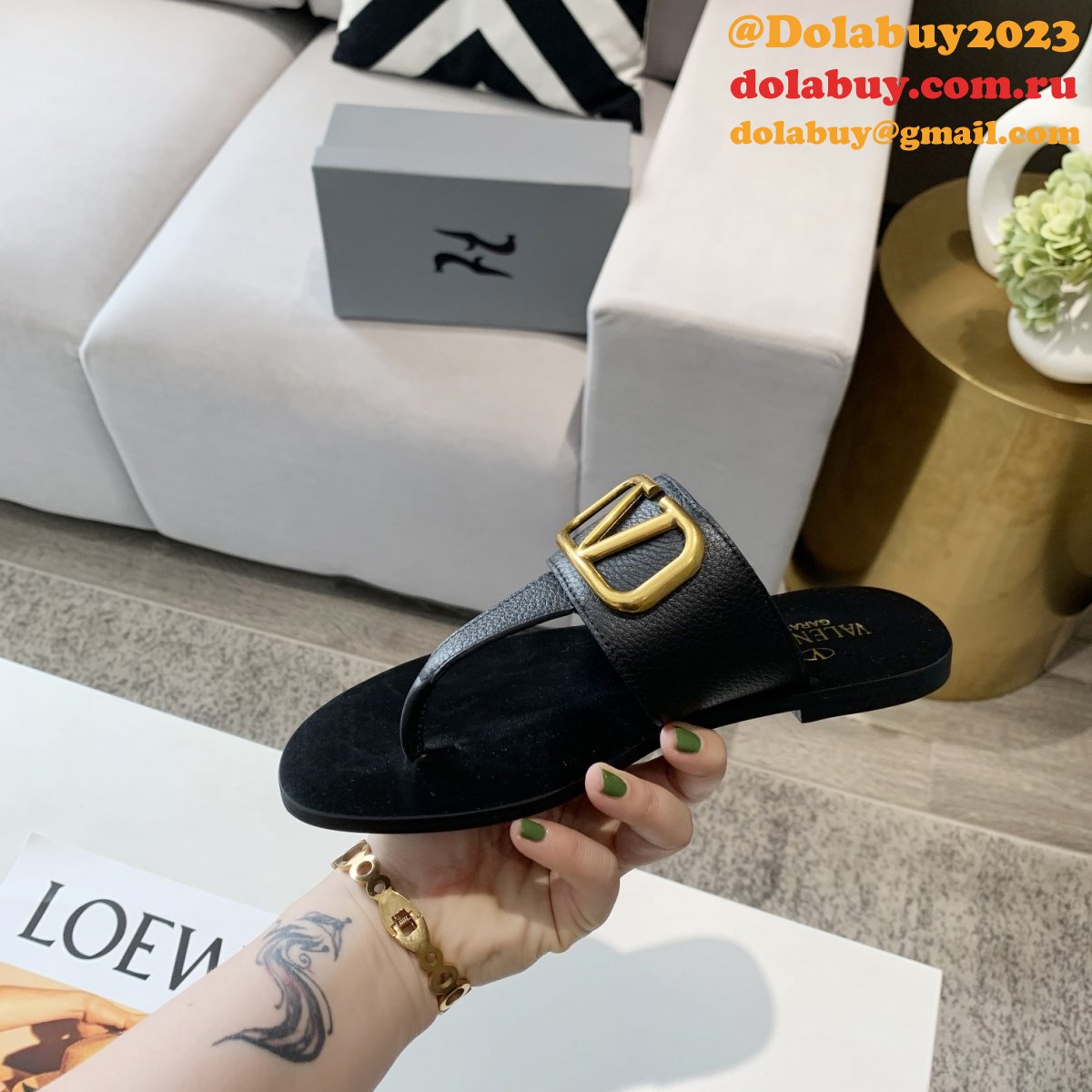 Luxury Valentino Women slippers