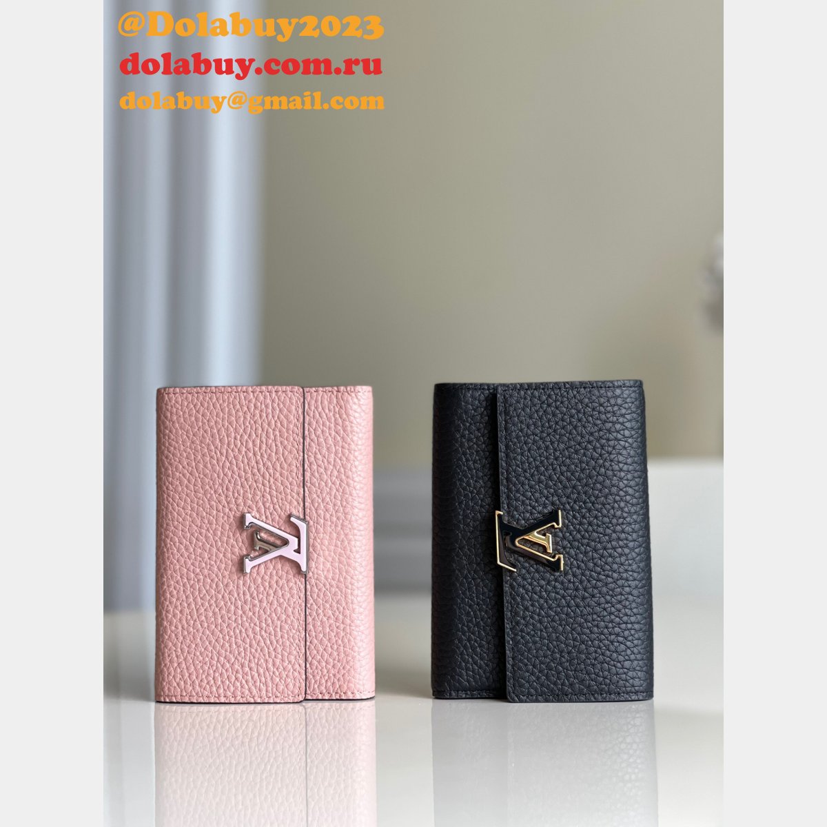 UK Louis Vuitton Best M62157 Capucines Wallet Luxury Taurillon Leather