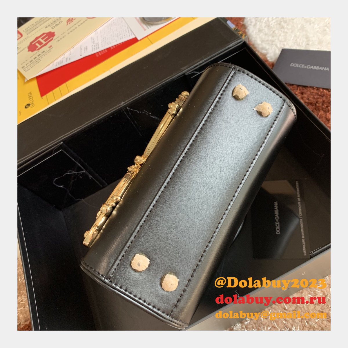 Designer Replica Dolce & Gabbana Drawstring Tote DG Girls 5180 Bags