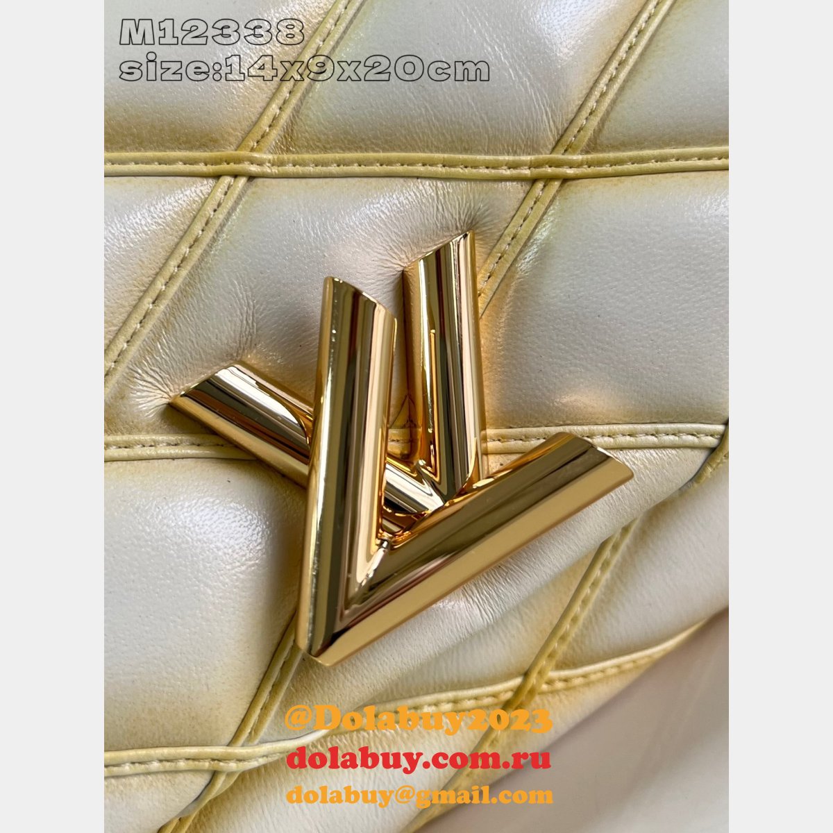 Best AAA+ M12004 Louis Vuitton GO-14 PM 1:1 Mirror Bag