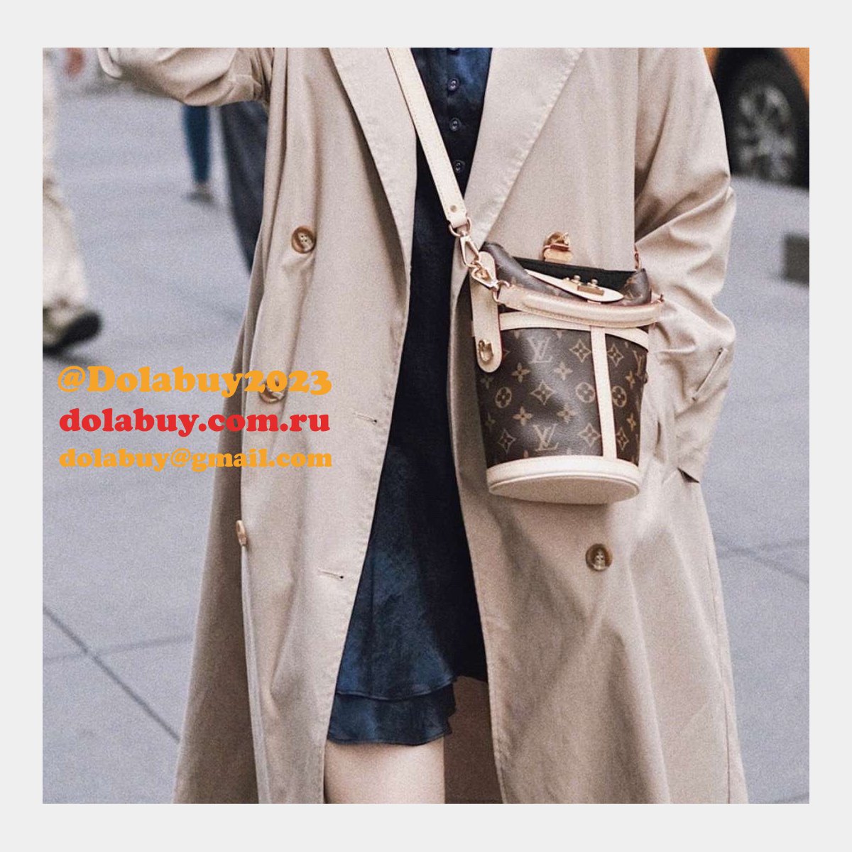 Knockoff M43587 Louis Vuitton Duffle Bag Monogram Canvas Bag