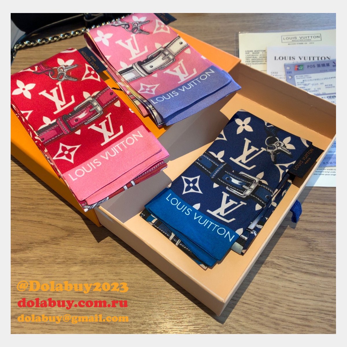 Top Quality Louis Vuitton Monogram Scarves