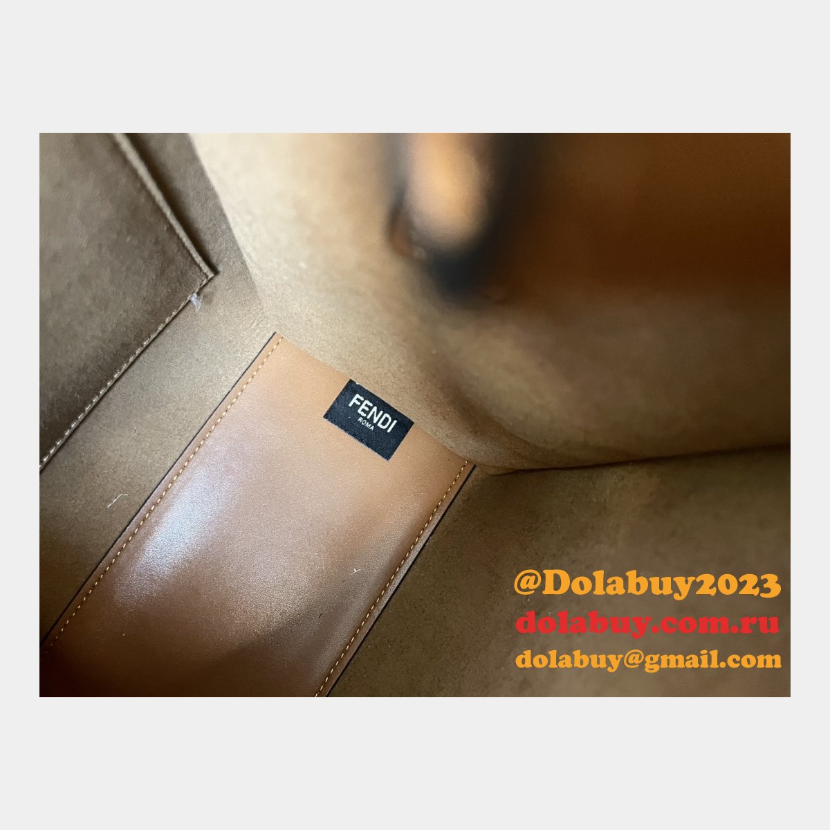 replica top quality F**di tote sunshine mini handbag