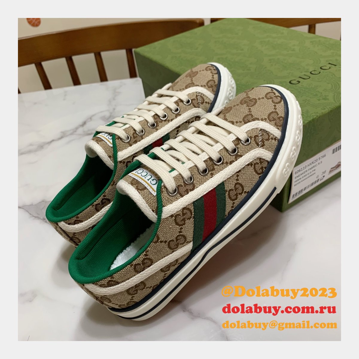 replica G*u*i canvas shoes 1977 series women/men quality for sale