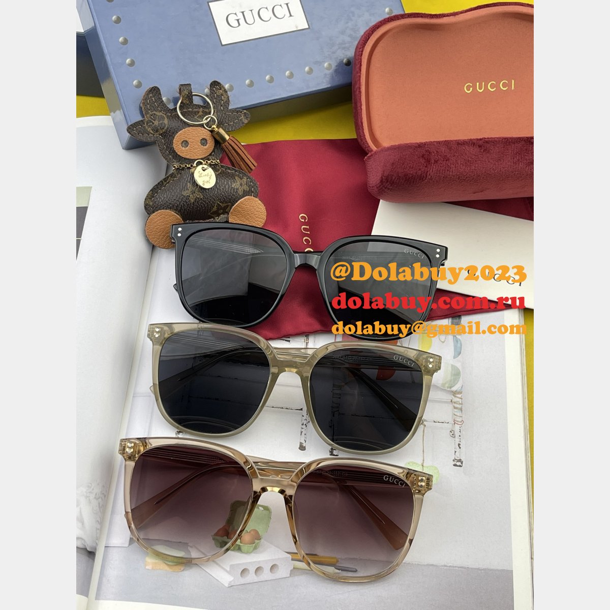 wholesale G*u*i 9807/0242 /g6521/g3369 perfect sunglasses