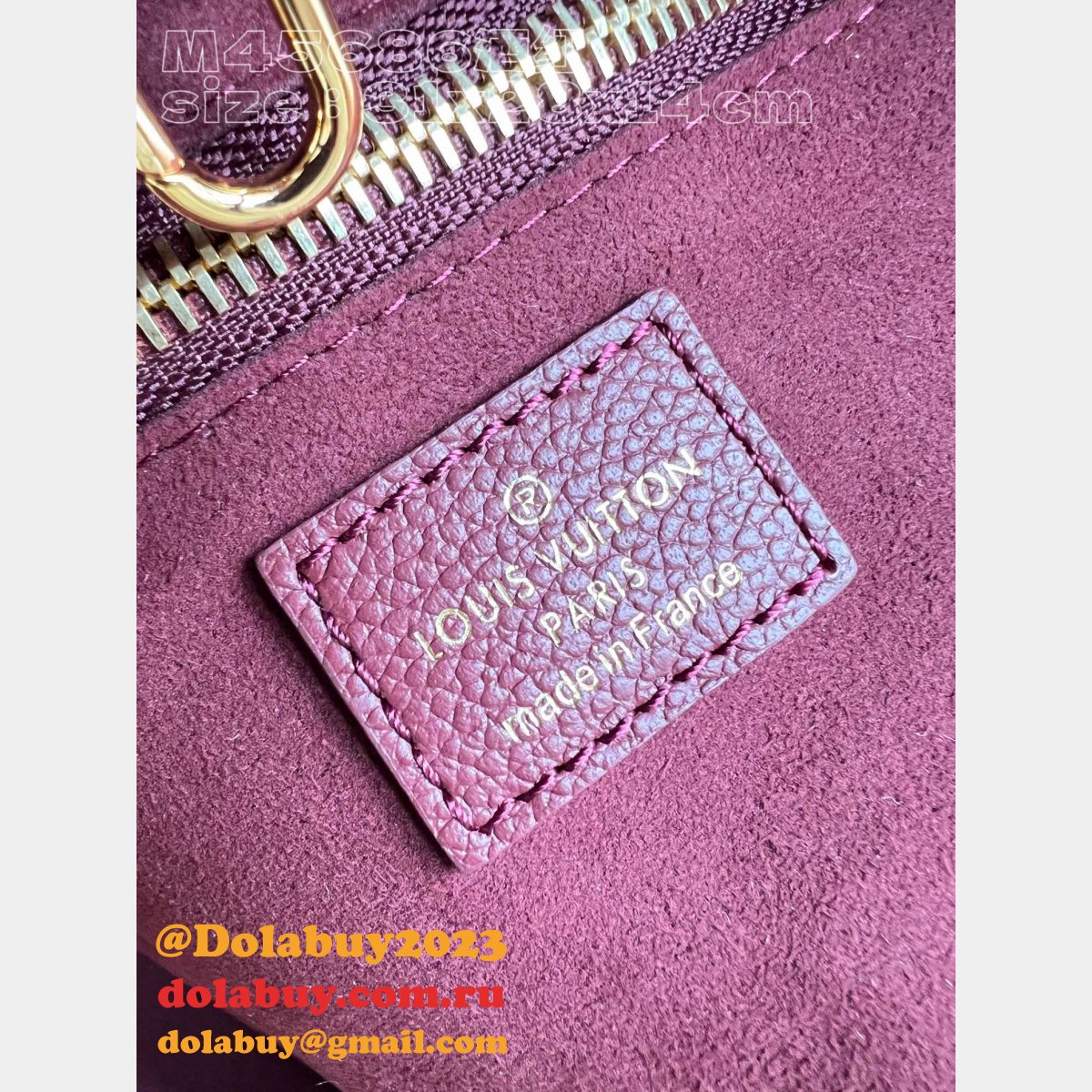 Duplicate M46599 Neverfull Monogram Empreinte Louis Vuitton Replica Bag