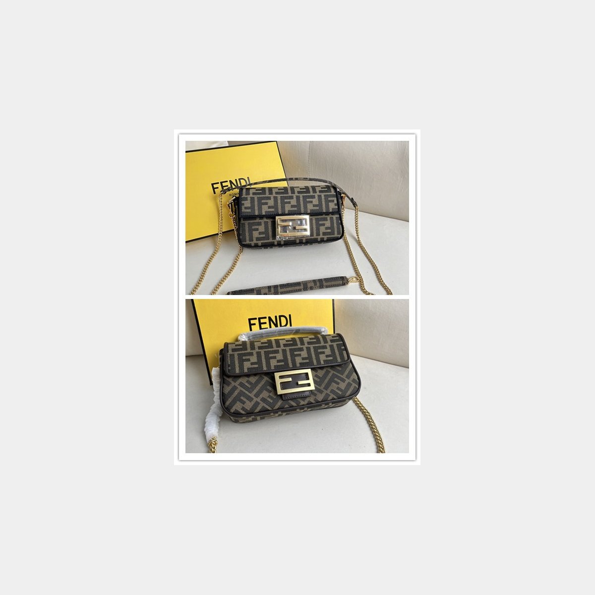 Best FENDI Iconic Baguette FF logo Luxury HANDBAG