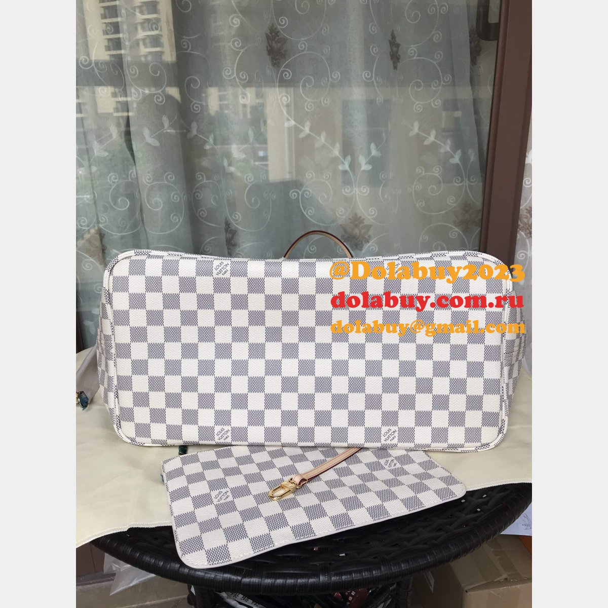 Top Quality Louis Vuitton Wholesale Damier Neverfull N41360 GM