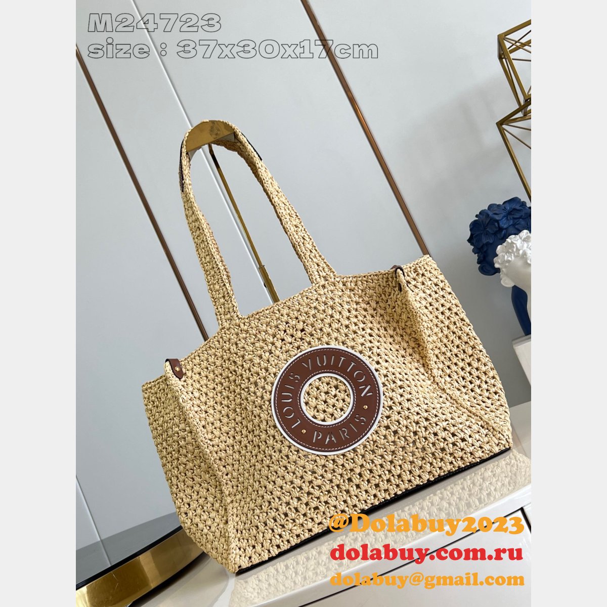 Designer Duplicate OnTheGo M24723 Outlet Louis Vuitton Bag
