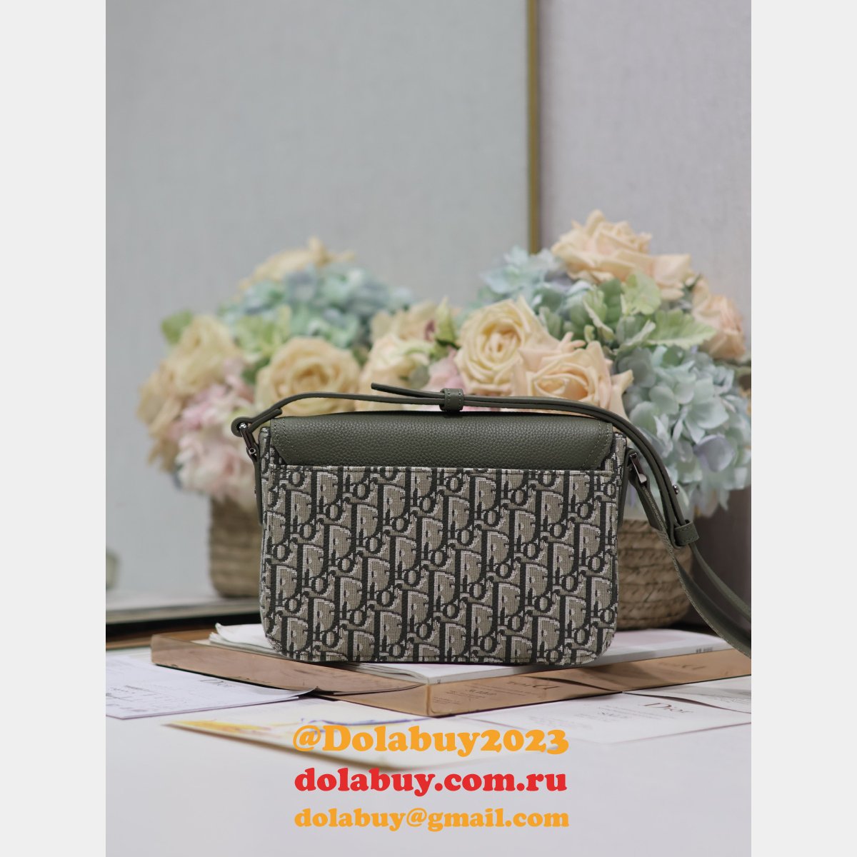 Highest Quality 049 Replica Christian Dior Mens Messenger Bag