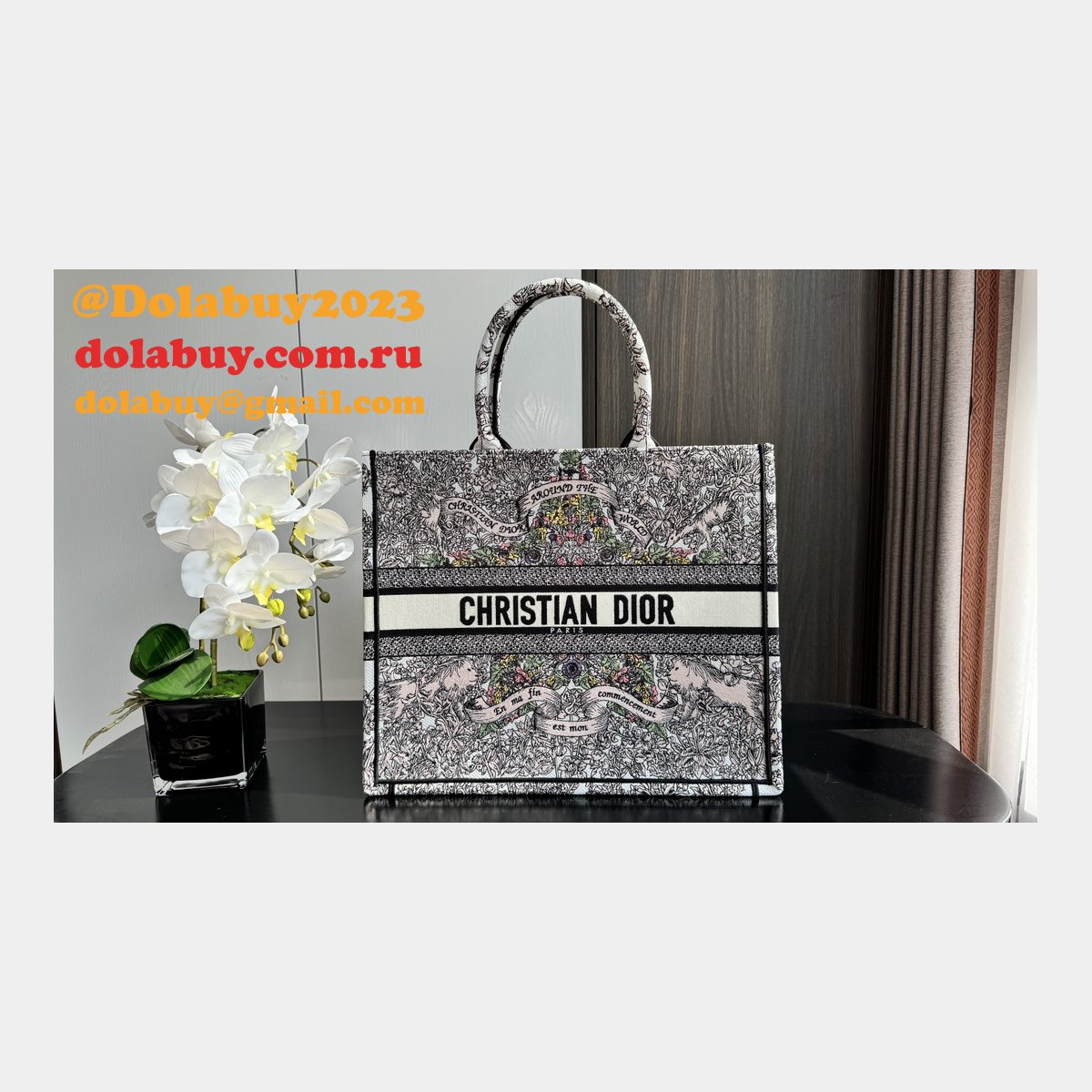 Replica Christian Dior Book Tote 2025 1:1 Mirror Bag