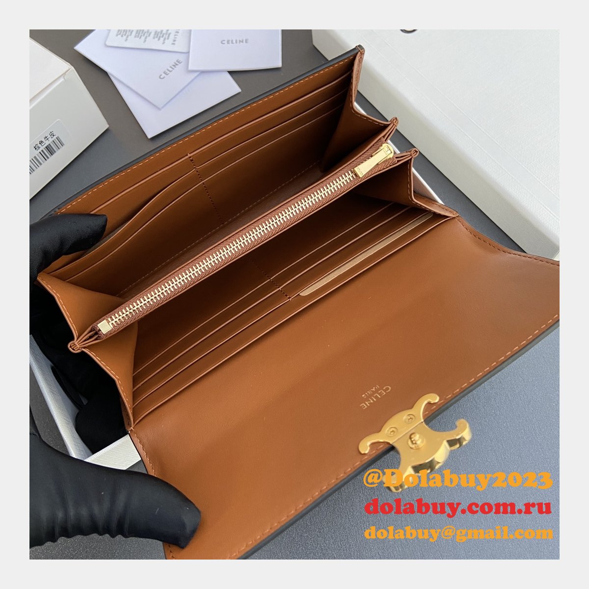 7 Star celine TRIOMPHE 1:1 Mirror wallet