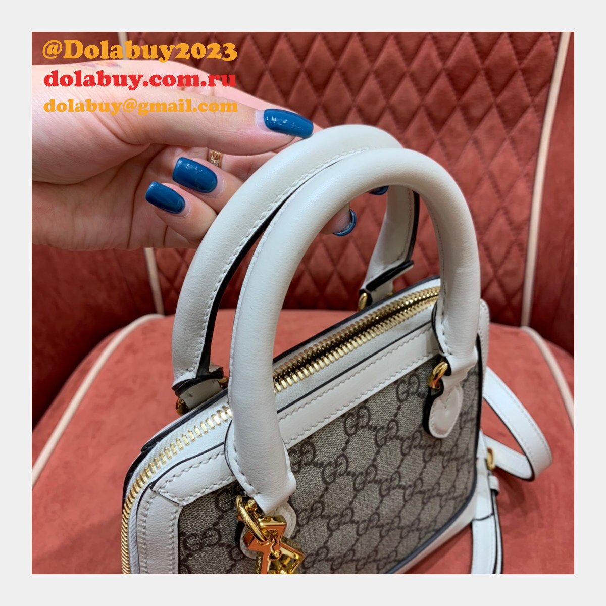 G*u*i replica 1955 horsebit top handle 640716 mini