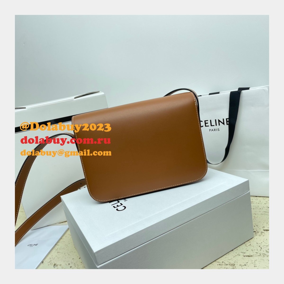 Replica Best Celine Triomphe 22cm Bag Dupe You Can Afford