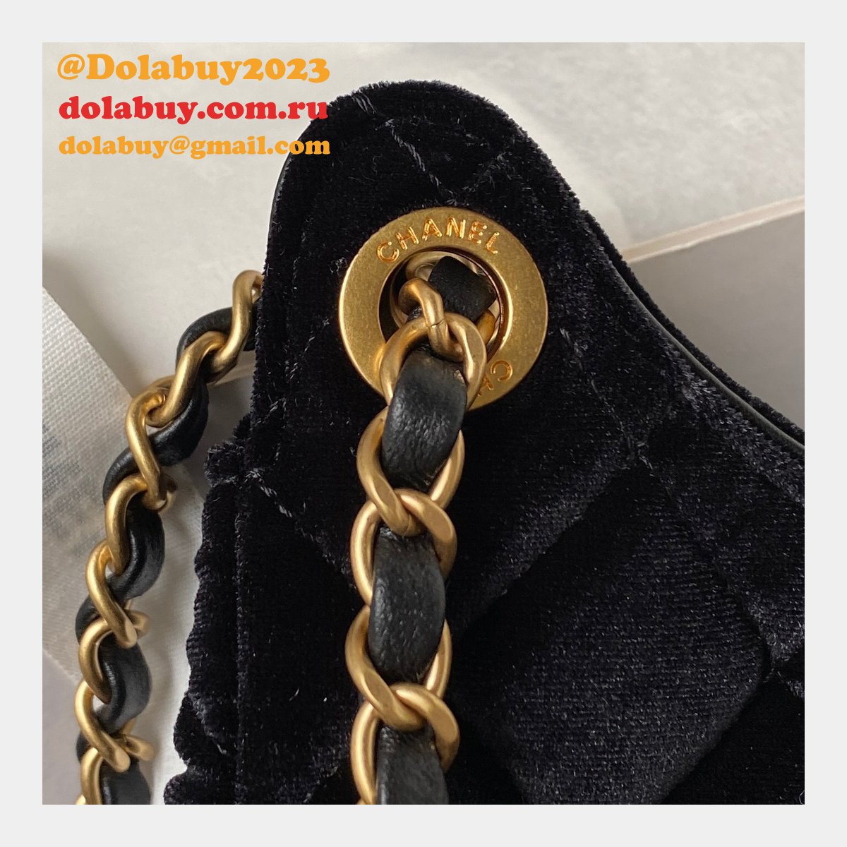 Buy Replica Hobo Luxury AS4322 Fake Designer Velvet Bag