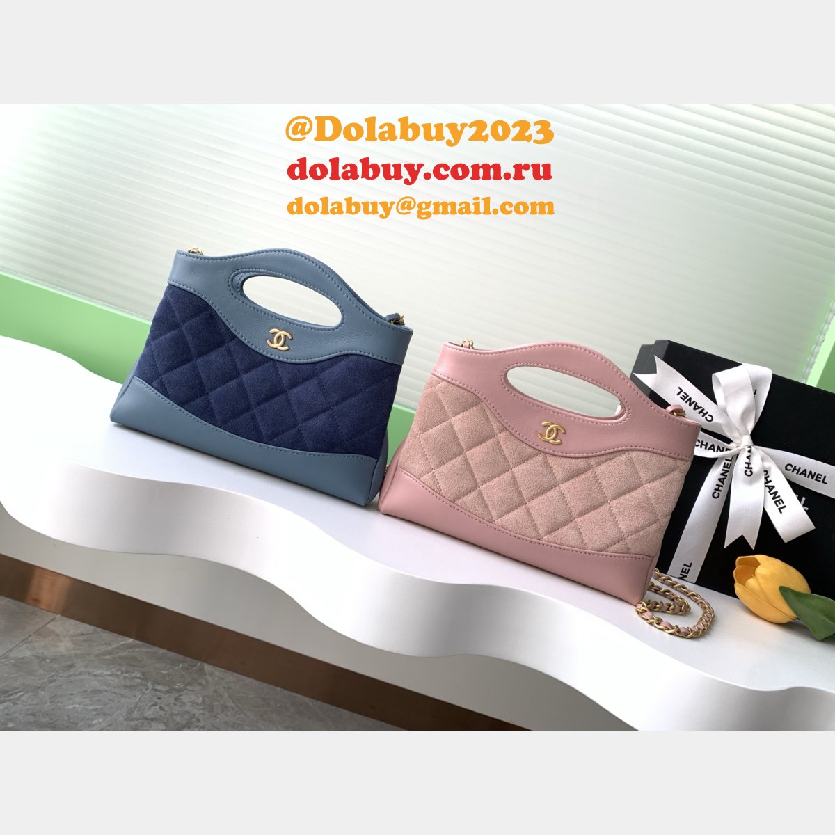 Designer 1:1 Mirror Line Mini Shopping Copy AS3656 Bag