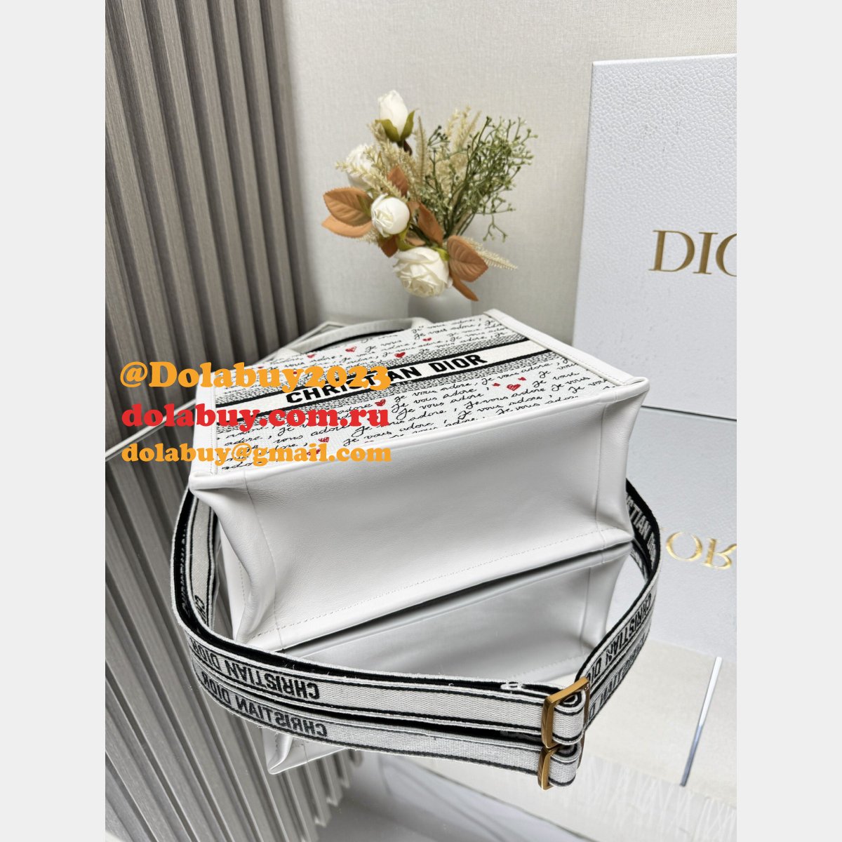 Top Quality DIOR love book Tote handbag