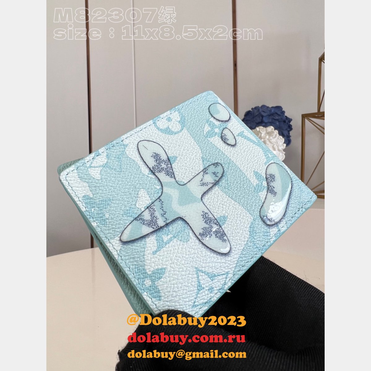 Men Slender Wallet M82307 Perfect Louis Vuitton Replica Wallets