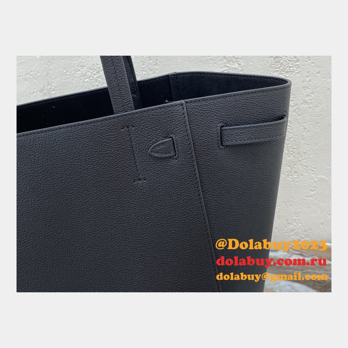 Cheap High Quality Replica Celine Black Cabas Phantom For Sale