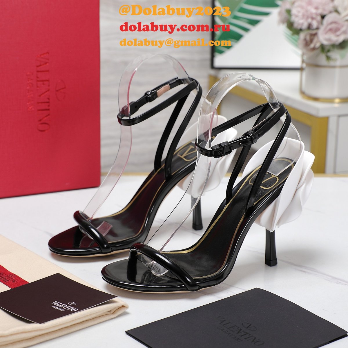 Knockoff Valentino Garavani Heel 10cm Pumps Slingbacks Shoes